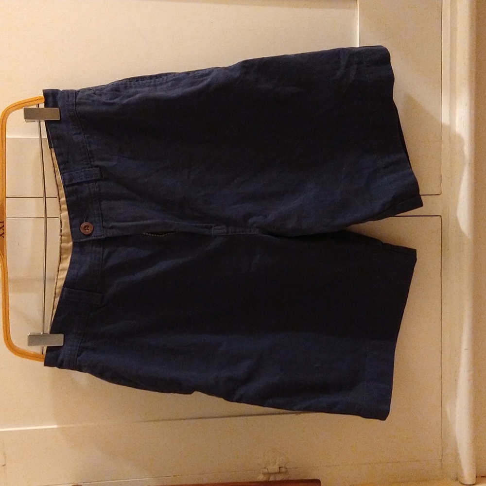 NWT Caribbean Joe men's navy shorts Sz 32